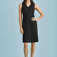 Biz Corporate Womens Cool Stretch Sleeveless V-Neck Dress (30121)