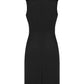 Biz Corporate Womens Comfort Wool Stretch Sleeveless V-Neck Dress (34021)