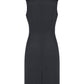 Biz Corporate Womens Comfort Wool Stretch Sleeveless V-Neck Dress (34021)