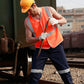 Bocini Hi-Vis Vest with X Patten Reflective Tape-(SJ0323)