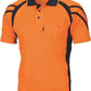 DNC HiVis Stripe Panel Cool Breathe Polo, S/S (3979)