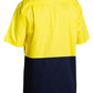 Bisley 2 Tone Cool Lightweight Drill Shirt - Short Sleeve-(BS1895)