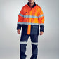 Bisley Taped Two Tone Hi Vis FR Wet Weather Shell Jacket (BJ8110T)