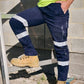 Bisley Taped Biomotion Stretch Cotton Drill Elastic Waist Cargo Work Pant (BPC6029T)