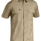 Bisley Mens X Airflow™ Ripstop Work Shirt Short Sleeve-(BS1414)