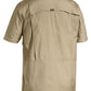 Bisley Mens X Airflow™ Ripstop Work Shirt Short Sleeve-(BS1414)