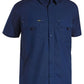 Bisley Mens X Airflow™ Ripstop Work Shirt Short Sleeve-(BS1414)