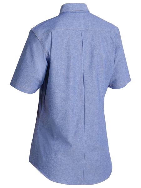 Bisley Ladies Chambray Shirt - Short Sleeve-(B71407L)
