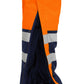 Bisley Taped Hi Vis Freezer Bib & Brace Coverall (BAB6452T)
