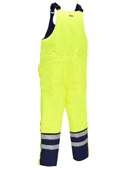 Bisley Taped Hi Vis Freezer Bib & Brace Coverall (BAB6452T)