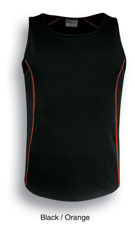 Bocini Ladies Stitch Essential Singlet-(CT0927)