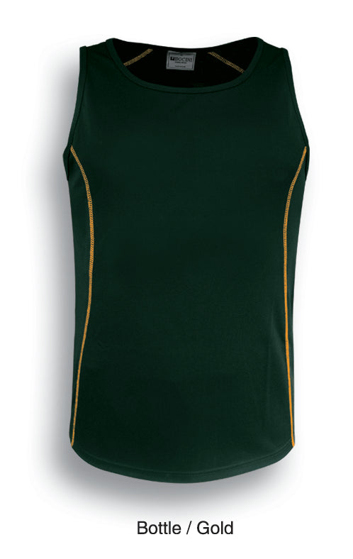 Bocini Ladies Stitch Essential Singlet-(CT0927)