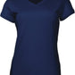 Bocini Ladies Brushed V-neck Tee Shirt-(CT1418)