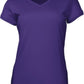 Bocini Ladies Brushed V-neck Tee Shirt-(CT1418)