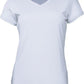 Bocini Ladies Brushed V-neck Tee Shirt-(CT1418)