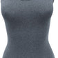 Bocini Ladies Singlet With Bra Insert-(CT1467)