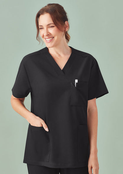 Biz Care Unisex Pulse V-Neck Scrub Top (CU544US)