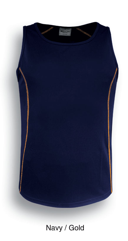 Bocini Ladies Stitch Essential Singlet-(CT0927)