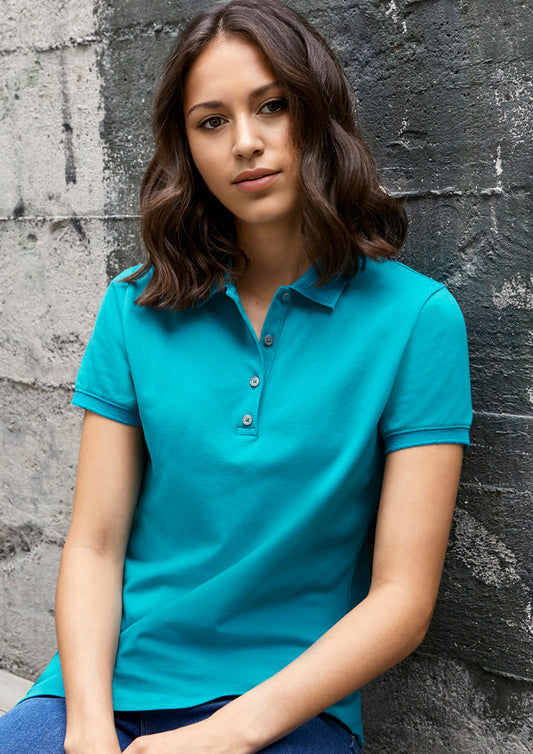 Biz Collection Womens City Short Sleeve Polo (P105LS)