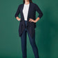 Biz Corporate Womens Renew 7/8 Mid-Waist Slim Leg Pant (RGP406L)