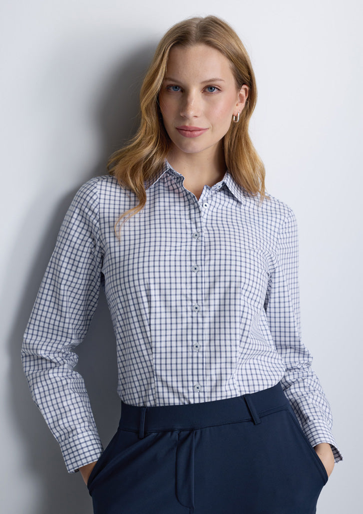 Biz Corporate Noah Womens Long Sleeve Shirt (RS670WL)