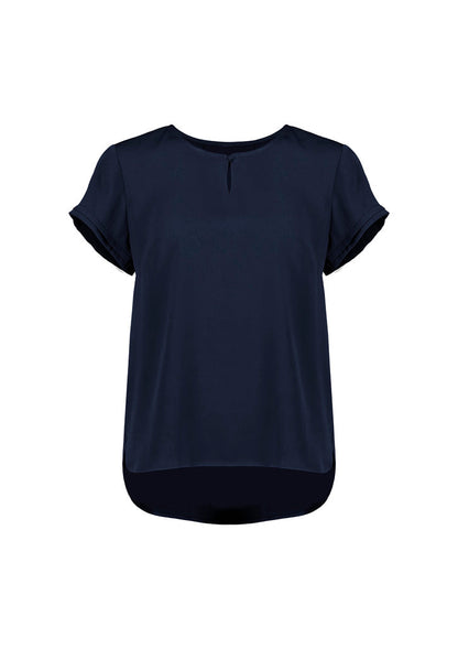 Biz Corporate Womens Evelyn Short Sleeve Blouse (RU569LS)