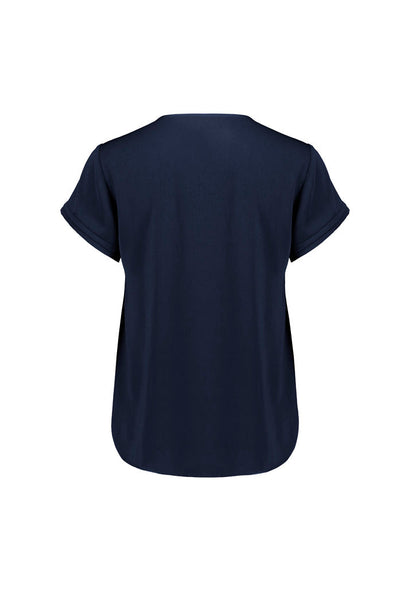 Biz Corporate Womens Evelyn Short Sleeve Blouse (RU569LS)