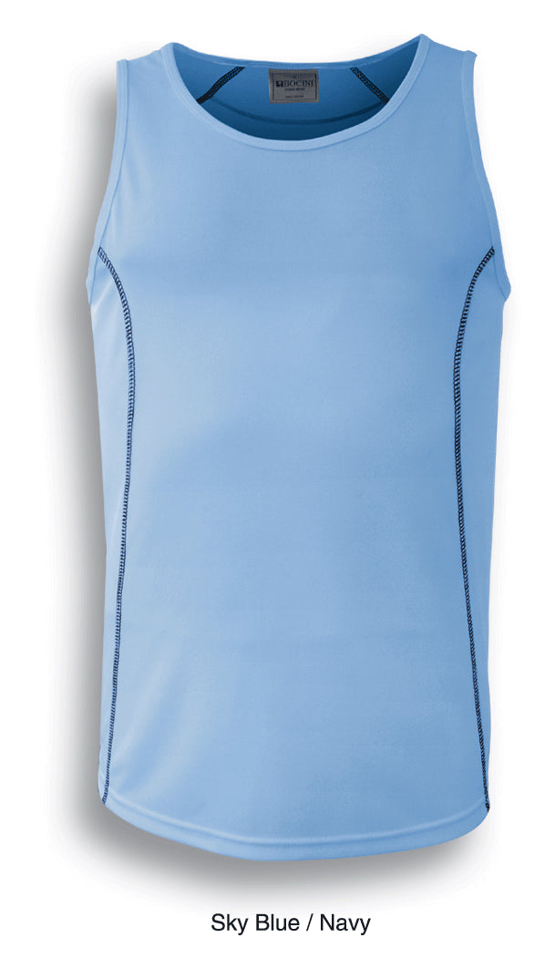 Bocini Ladies Stitch Essential Singlet-(CT0927)