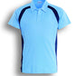 Bocini Ladies Team Essentials Short Sleeve Contrast Panel Polo -(CP0929)