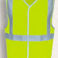 Bocini Hi-Vis Vest with X Patten Reflective Tape-(SJ0323)