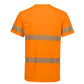 Syzmik Mens Hi Vis Segmented Tape Cotton Tee Shirt (ZH510 )