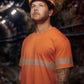 Syzmik Mens Hi Vis Segmented Tape Cotton Tee Shirt (ZH510 )