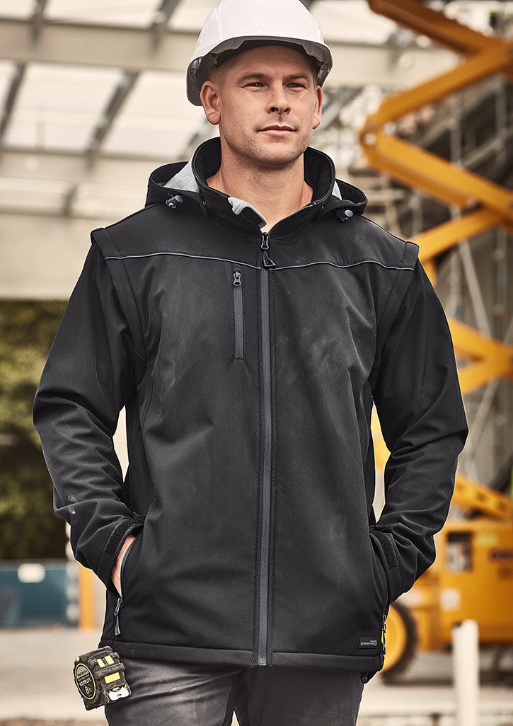 Syzmik Unisex Hi Vis Full Zip Stretch Taped Hoodie (ZJ263)