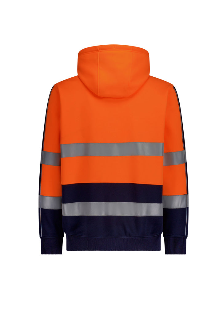 Syzmik Unisex Hi Vis Full Zip Stretch Taped Hoodie (ZT486)