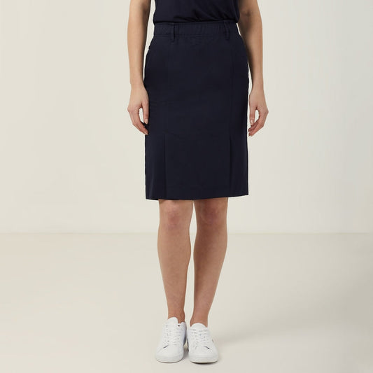 NNT P/V Gaberdine Box Pleat Skirt (CAT2QB)
