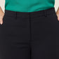 NNT Crepe Stretch High Waist,Tapered Leg Cropped Pant (CAT3YC)