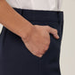 NNT Crepe Stretch High Waist,Tapered Leg Cropped Pant (CAT3YC)