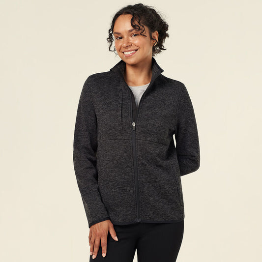 NNT Uniforms Textured Fleece Zip Front Jacket W (CAT5E2)