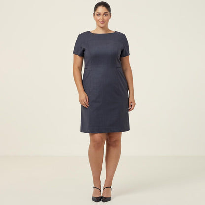 NNT Uniforms Sharkskin S/S Detail Dress(CAT6BE)