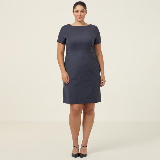 NNT Uniforms Sharkskin S/S Detail Dress(CAT6BE)