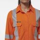 King Gee Women's Workcool Vented X Back Shirt (K44233)