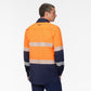 King Gee Dry Cool Hi Vis Spliced Taped Shirt Long Sleeve Shirt (K54037)