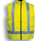 Bocini Hi-Vis Reversible Vest With Reflective Tape-(SJ0428)
