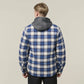 Hard Yakka Quilted Flannel Hooded Shacket (Y06690)