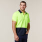 Hard Yakka Core Hi-Vis 2 Tone Vented Short Sleeve Polo (Y11396)