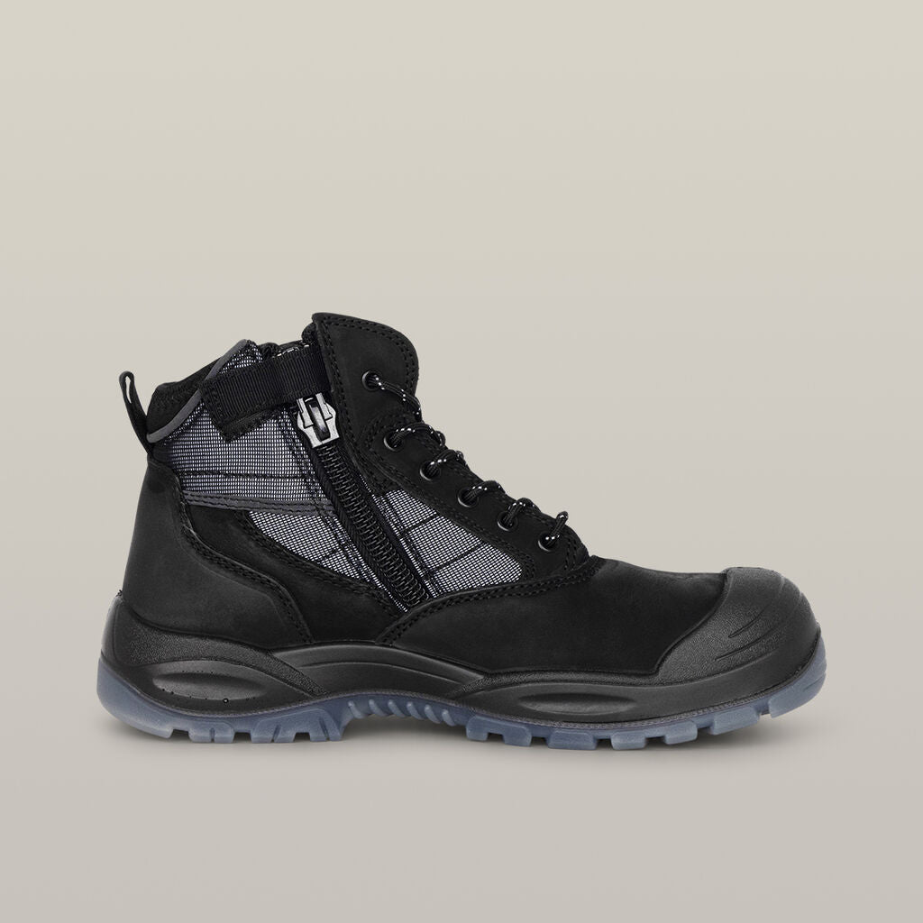 Hard Yakka Nite Vision Hi Vis Lace Up Steel Toe Safety Boot (Y60235)