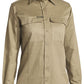 Bisley Ladies Drill Shirt - Long Sleeve-(BL6339)
