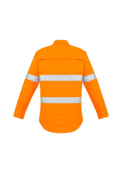 Syzmik Mens Hi Vis Hoop Taped L/S Shirt (ZW640)
