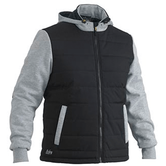 Bisley Flex & Move™ Contrast Puffer Fleece Hoodie (BJ6944)