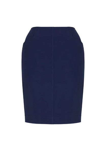 Biz Corporate Womens Siena Bandless Pencil Skirt (20717)